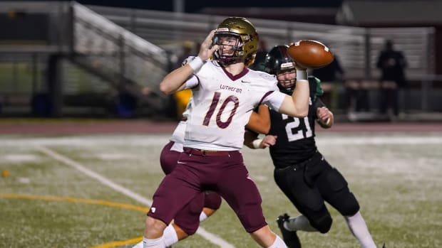 Indianapolis Lutheran vs Covenant Christian Indiana football November 4 2022 Tyler Hart 8686